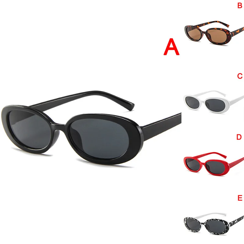 Маленькие овальные солнцезащитные очки 90S мужские и женские брендовые