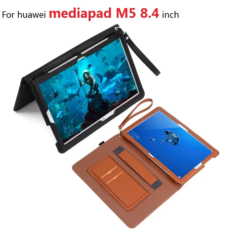 Для huawei mediapad M5 8 4 дюймов чехол Защитный для планшета кожаный все включено защита