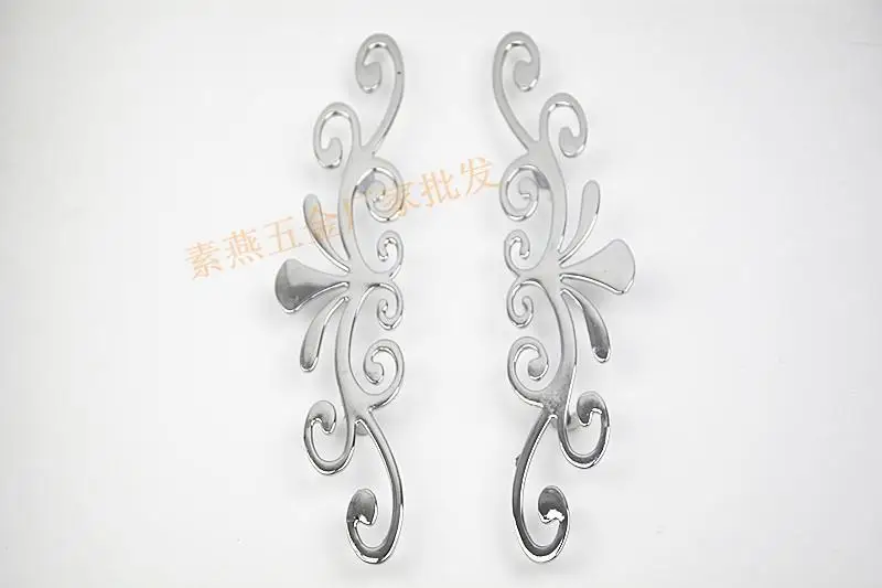 НОВЫЕ ХРОМИРОВАННЫЕ креативные серебряные ручки для кухонного шкафа ящиков