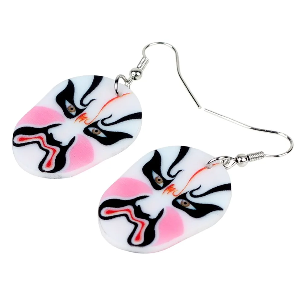 Акриловая уникальная Китайская Пекинская оперная маска Bonsny Женская винтажная