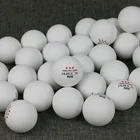100 шт.лот 3 звезды Новый материал Белый Оранжевый Мячи для настольного тенниса 40 + ABS Пластиковые Мячи для пинг-понга