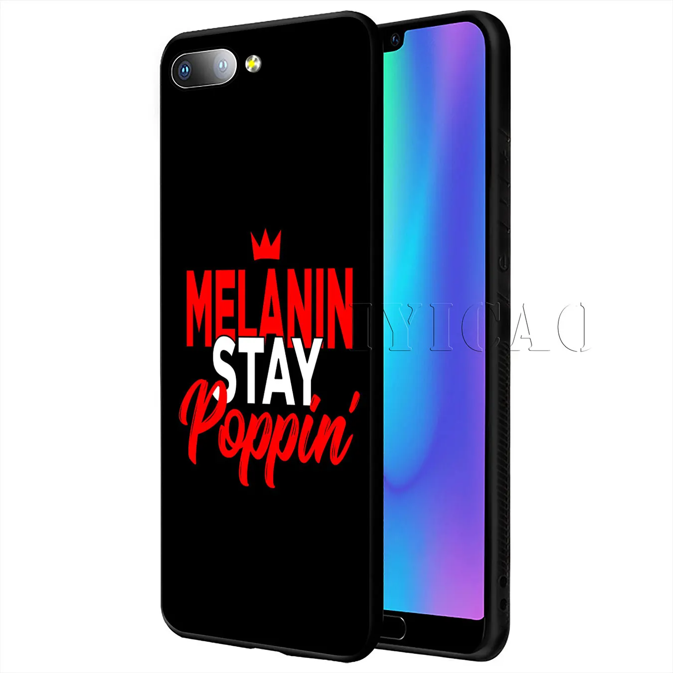 Мягкий силиконовый чехол IYICAO 2bunz Melanin Poppin Aba для huawei Y9 Y7 Y6 Prime 2019 Honor 20 8C 8X8 9 9X10 Lite 7C 7X 7A