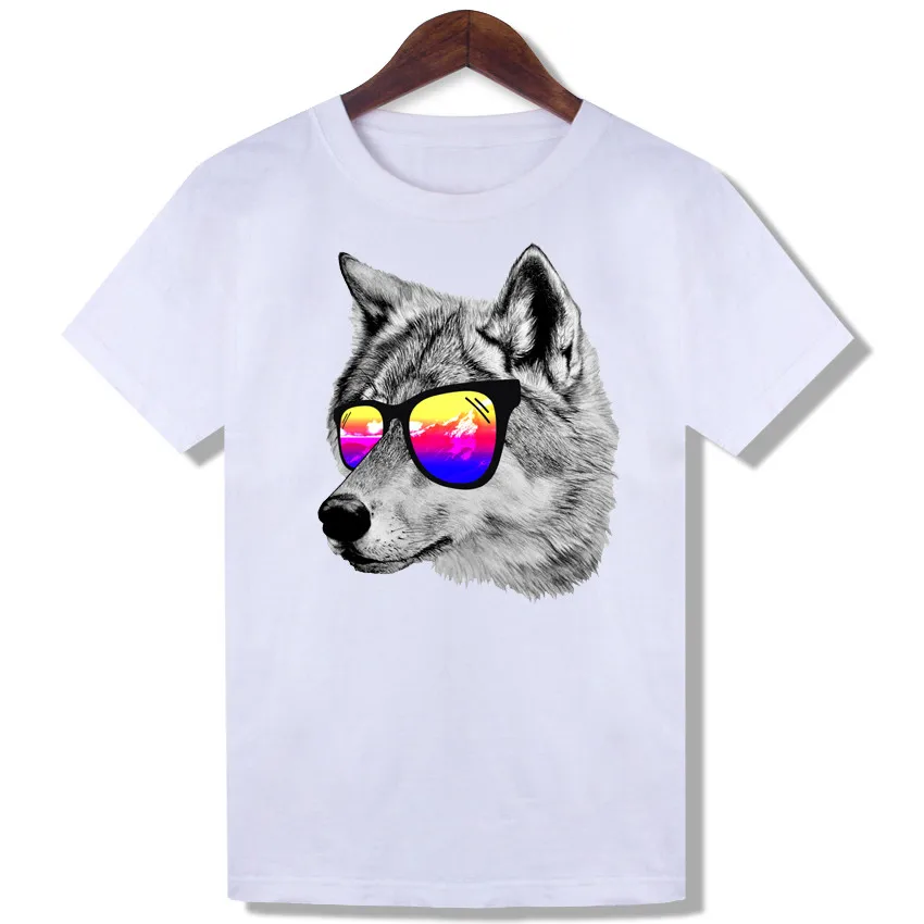 Футболка BAEKADOO с коротким рукавом рождественским принтом тигра топ круглым