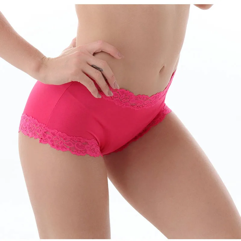 2 шт./упаковка женские хлопковые трусы со средней посадкой|Женские трусики| |