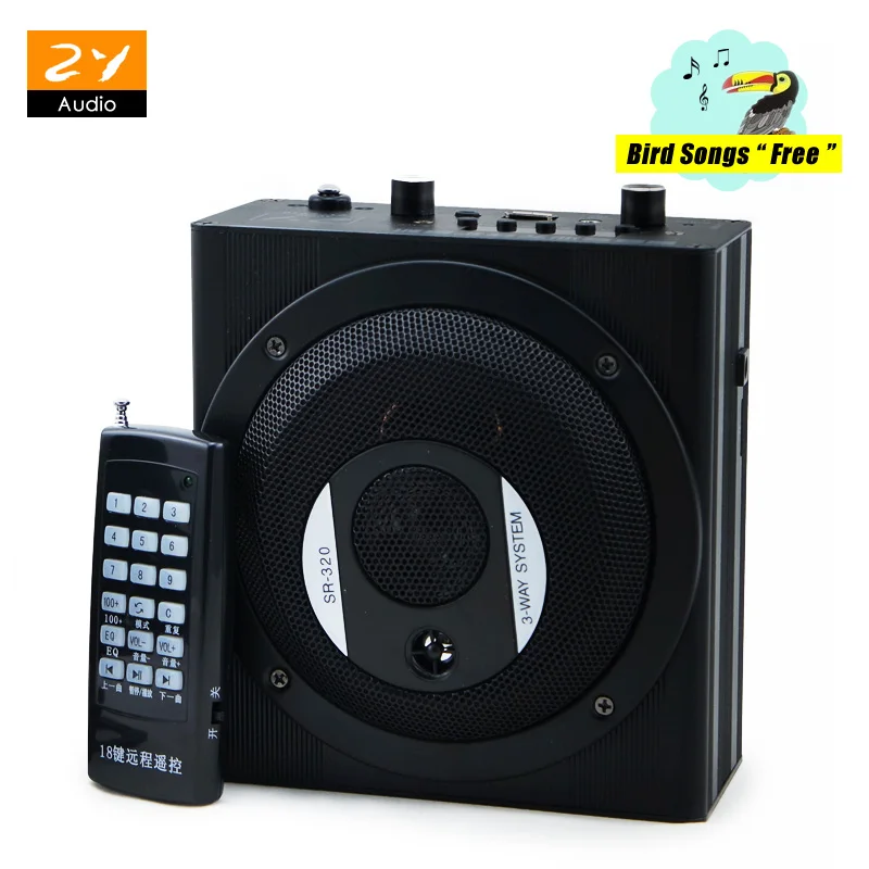 60 Вт 800 метрового дистанционного Управление охотничьи животных Динамик птица