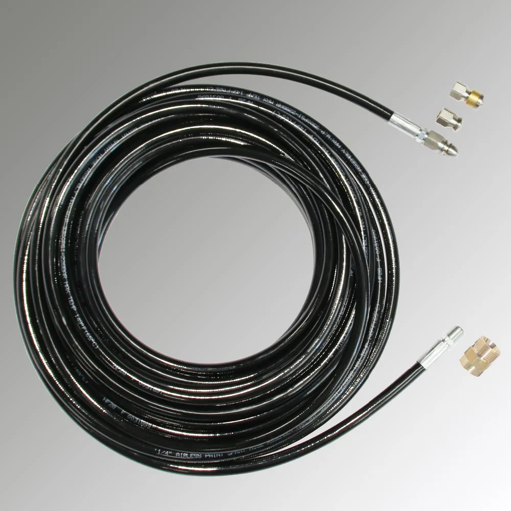 Сменные насадки 3 типа для мойки высоким давлением 20МПа, шланг для чистки канализации от 25FT/7.5м до 170FT/50м для Kranzle с мужским коннектором M22.