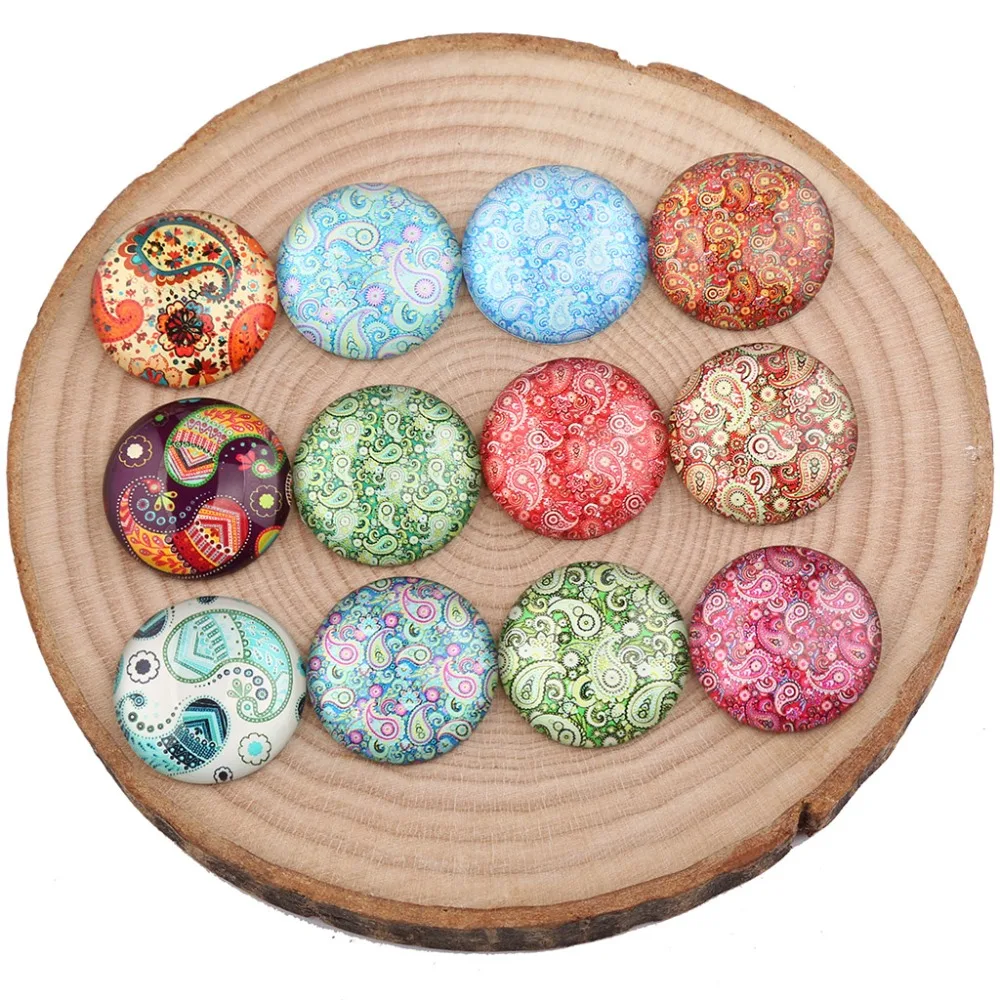 

onwear mix pattern photo round dome glass cabochon 25mm 30mm 40mm 12mm diy handmade jewelry findings for earrings pendants