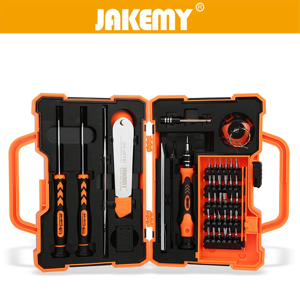 Горячие новые продукты Jakemy Jeccomis комбинированный инструмент 47 в одном отвертке Cmbination складной винт семья дешевые скидки дома