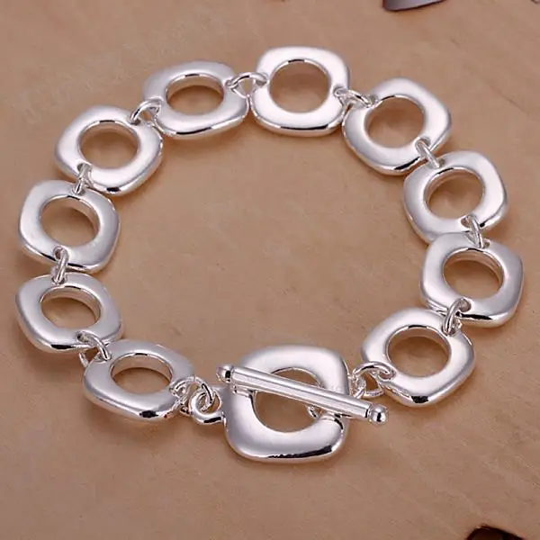 Wholesale fashion jewelry 925 sterling silver fine white square necklace three suits|set cupping|set departmentset table hello kitty |