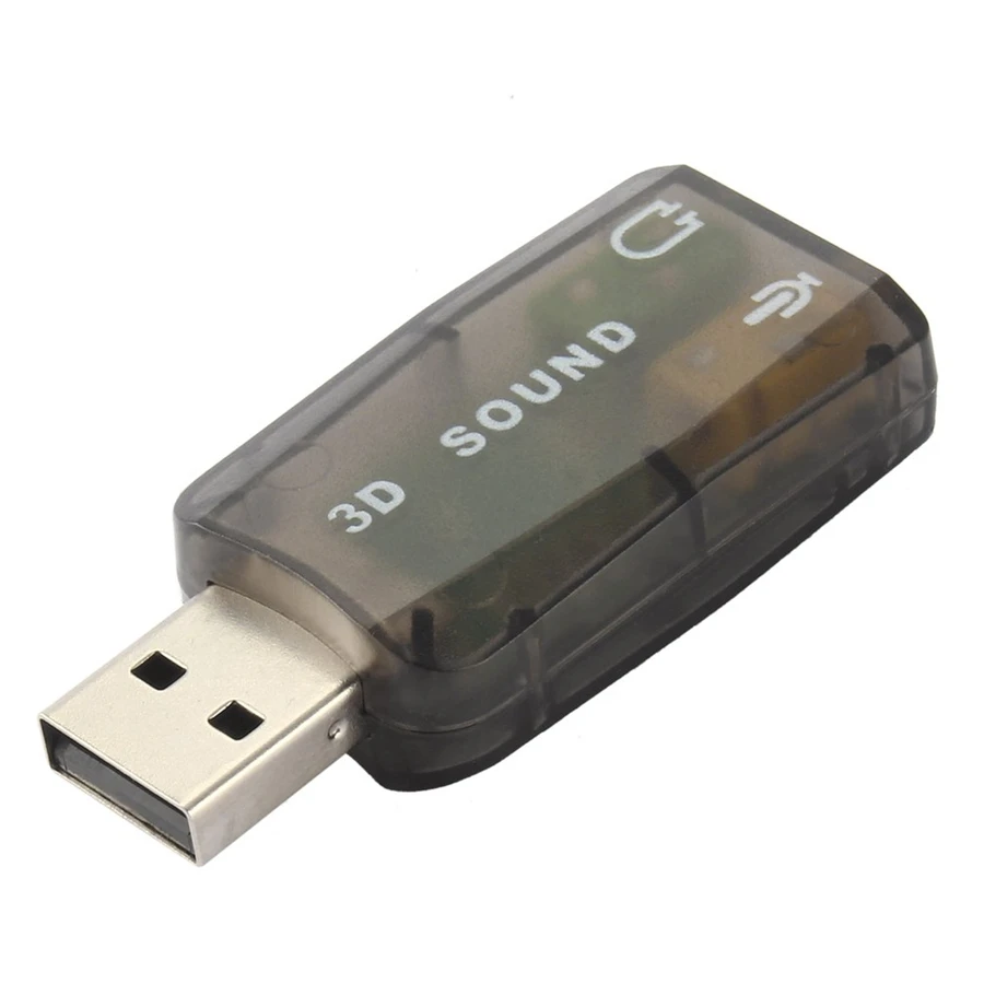 Внешняя звуковая карта 3 5 мм USB адаптер аудио интерфейс 3D гарнитура Интерфейс