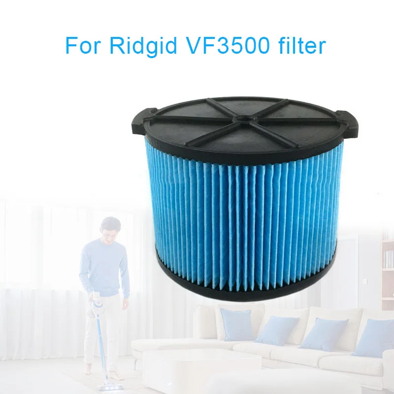 1/2/4 шт VF3500 Фильтр моющийся Замена для Ridgid 3 4 5 галлонов влажный сухой пылесос HY99