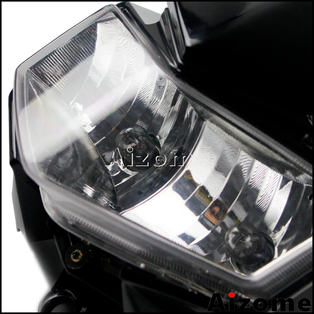 Dirt Bike двухламповый налобный фонарь для KLX250S 2009- KLX250SF 2009 фары для мотокросса обтекатель для Kawasaki D Tracker X 250