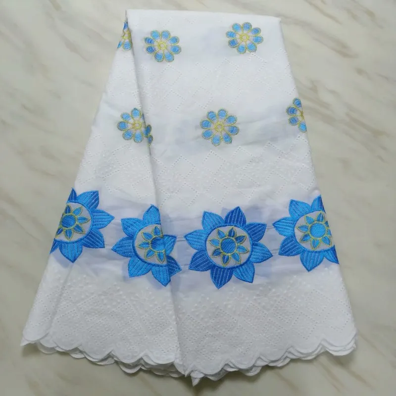 excellent design 100% Cotton African Lace Fabric with Swiss Voile for Nigerian Fabrics Dry FFP166-2 | Дом и сад