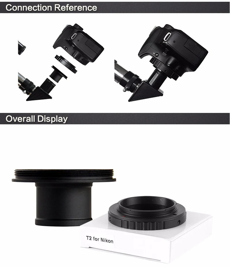T кольцо для Nikon SLR/DSLR Камера адаптер+ 23,2/24,5/31,7/42 мм телескопы с большим выбором оптики по изготовлению микроскопов увеличители крепление трубки с фокусирующей оптикой для наблюдения точечных целей адаптер