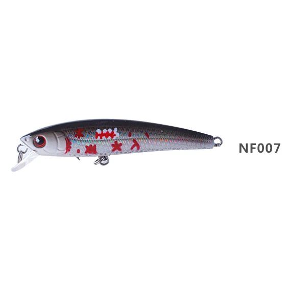 NF007 NOEBY гольян NBL9181 басовый Щука Карп морский глаз форель пластиковый рыболовный воблер, твердая наживки плавающие наживки набор искусственных приманок море 8 см/9,3 г - Цвет: NF007