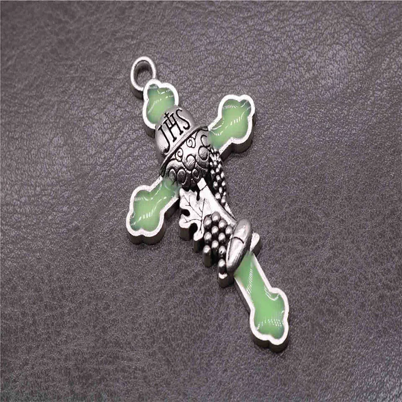 Jesus Holy Grail Cross Medal Religious Christ Necklace Color 50 pcs | Украшения и аксессуары
