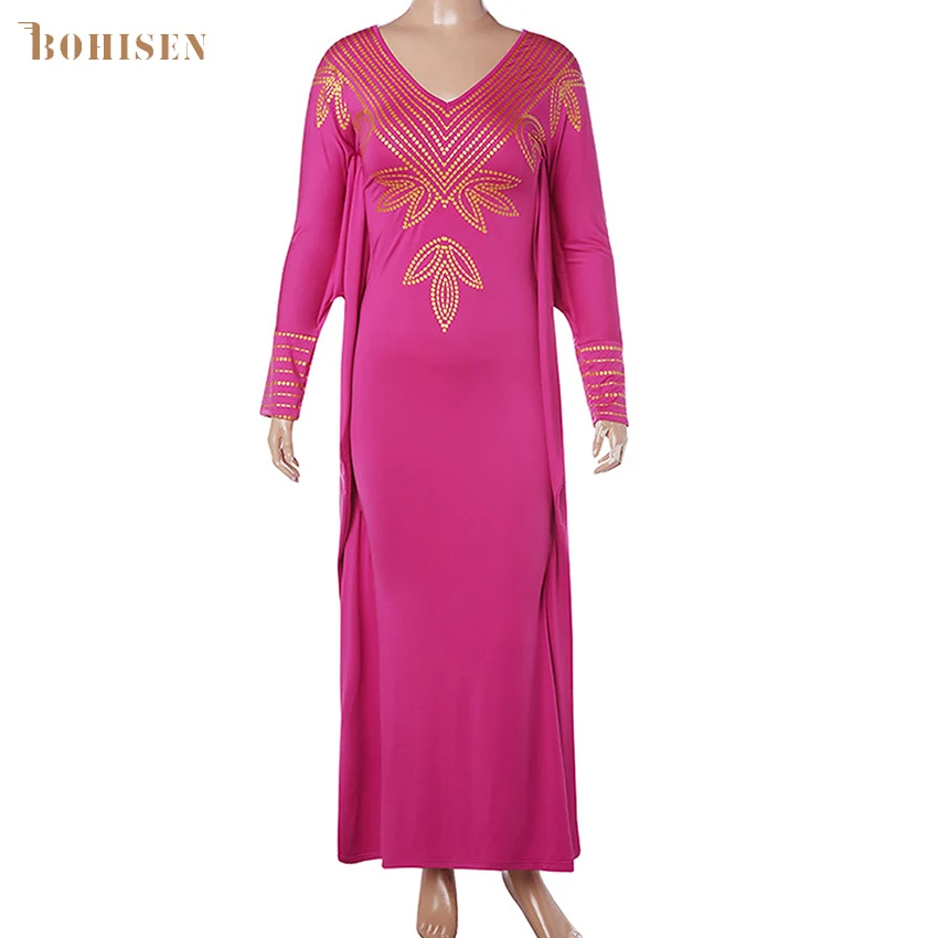 BOHISEN африканская Дашики одежда для женщин Формальное Макси платье Африканский