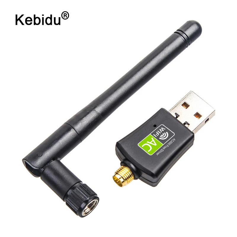 

USB Wi-Fi адаптер kebidu, 600 Мбит/с, 2,4 + 5 ГГц