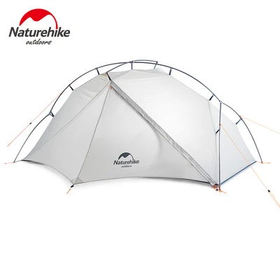 White Naturehike NH палатка серии VK 970 г Сверхлегкий Одноместный палатка 15D нейлон Водонепроницаемый Пеший туризм Палатка Однослойная палатки для кемпинга на открытом воздухе - Цвет: White