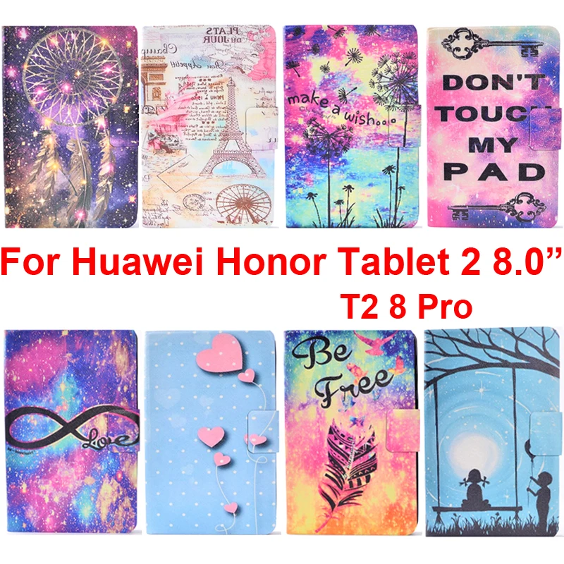 Чехол подставка для Huawei Honor Tablet 2 8 0 &quot защитный чехол кожаный T2 Pro T2Pro дюймов с