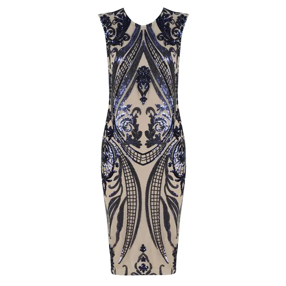 Новинка Лето 2018 праздничное платье повязка знаменитости женское без рукавов с