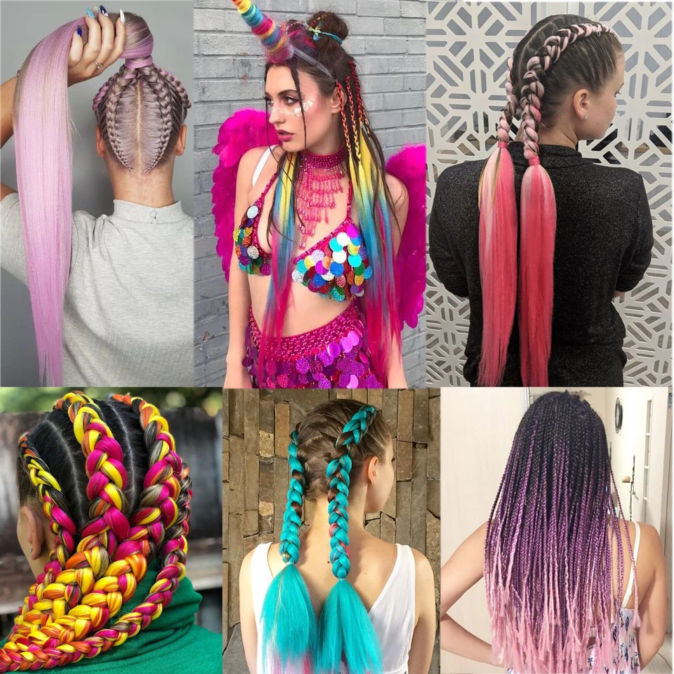 MEIFAN Ombre косы для наращивания волос 24 &quot100 г Джамбо коричневые Длинные