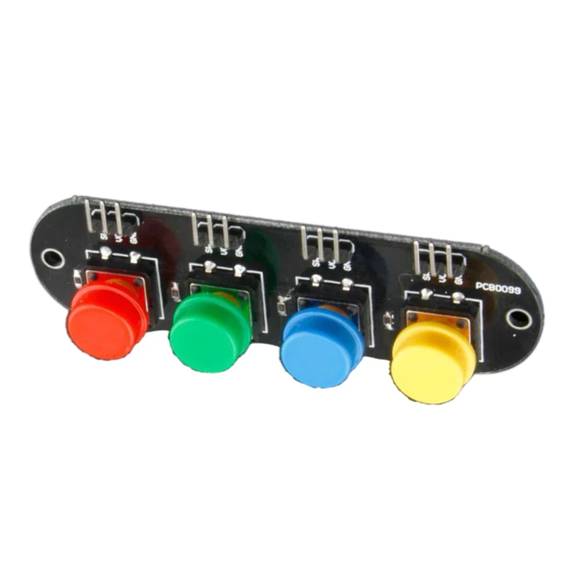 Модуль кнопок 4 цвета 4-bit большая кнопка модуль для Arduino электронные строительные