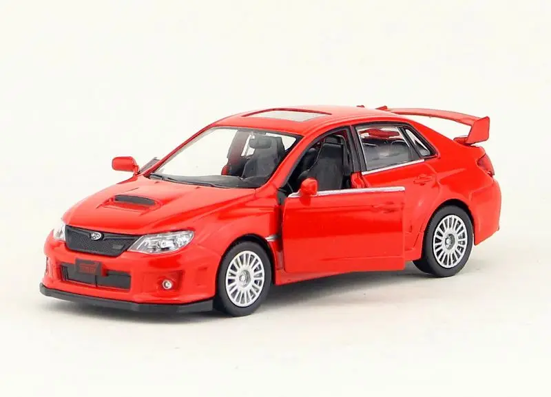 Имитация высокой изысканной игрушечной машины Diecast: RMZ city Стайлинг автомобиля Subaru