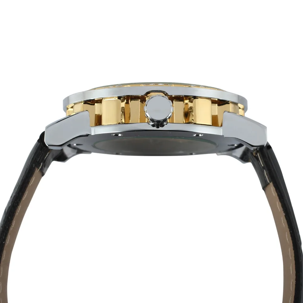 Часы T-Winner для мужчин распродажа наручные часы с кожаным кристаллом цветные