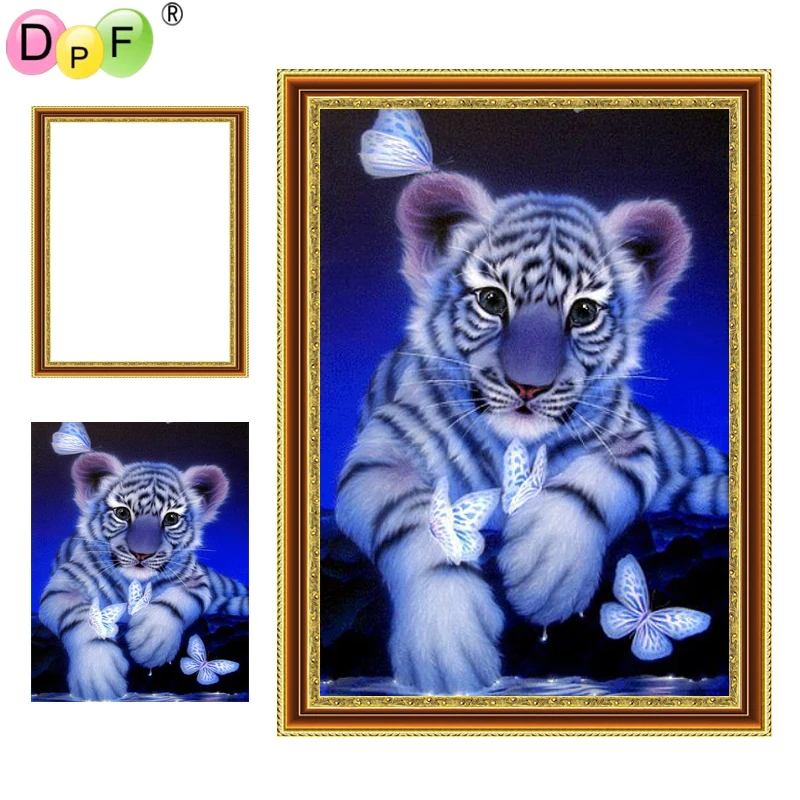 DPF новая Алмазная вышивка в рамке с бабочкой 5D Круглая Полная алмазная живопись
