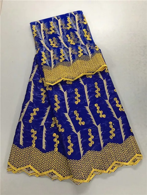 High Quality Bazin Riche Fabric African lace embroideried orange Jacquard Guinea Brocade 100% Cotton 1l-11-20 | Дом и сад