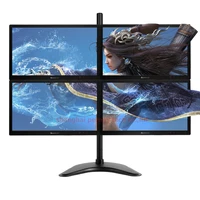 360 rotate big base 10 27 8kg extendable arm 100x100 four monitor desktop holder adjustable monitor stand screen bracket