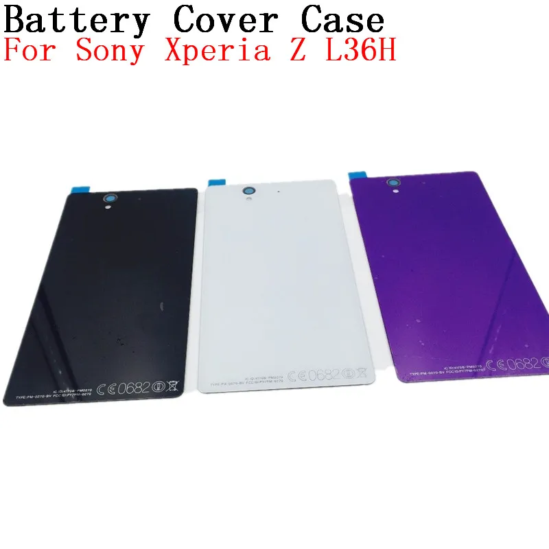 RTBESTOYZ для Sony Xperia Z L36H L36 C6603 C6602 чехол стекло Корпус батареи Крышка L36I замена задняя