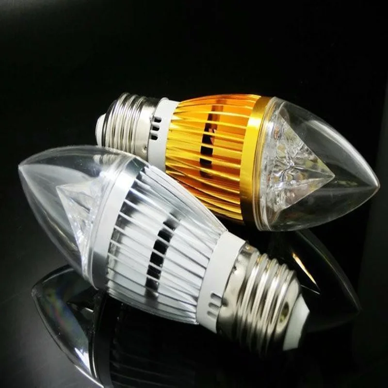 WOXOYOZO Светодиодная лампа для свечей CREE LED E14 E27 9 Вт 12 15 светодиодные лампы с