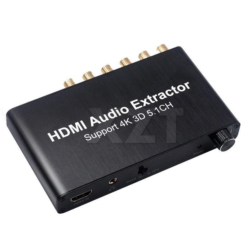 PZ 1 шт. HDMI аудио экстрактор декодирование коаксиальный поддержка 4K 3D 5.1CH RCA AC3/DST 5