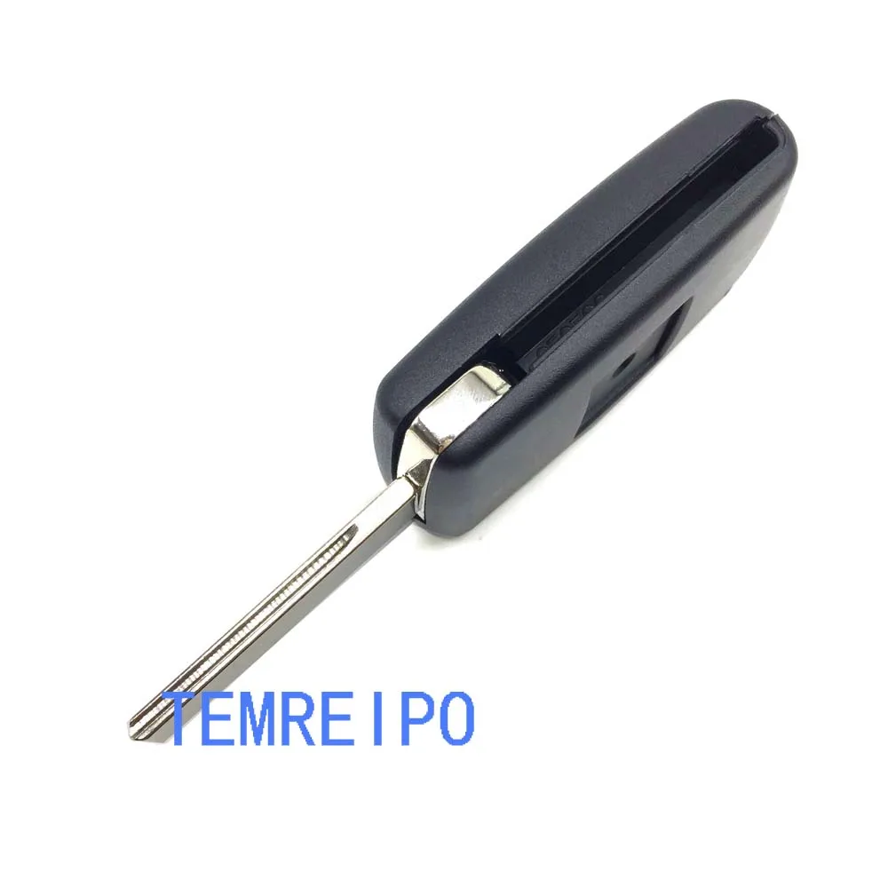10pcs/lot 3 buttons flip key case trunk button Flip Remote Car Key Case Cover Shell Fob for Citroen | Автомобили и мотоциклы