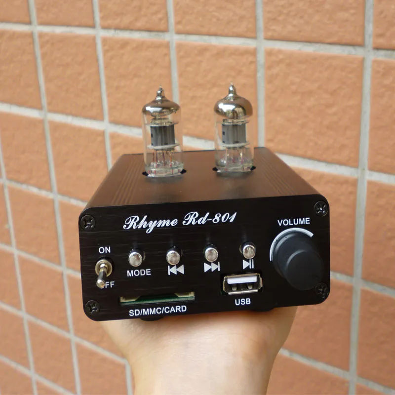 Ламповый усилитель 6J1 Lossless APE/FLAC/WAV/MP3/WMA 24 В постоянного тока RD 801|tube amplifier|mp3