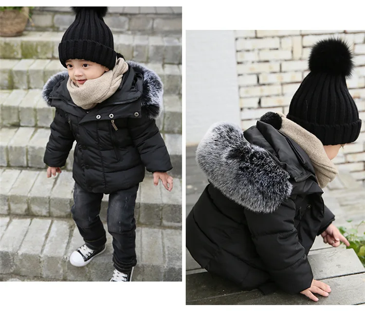 Новые детские зимние куртки; плотный пуховик для мальчиков; Doudoune Enfant Garcon; зимняя верхняя одежда для мальчиков; пальто; детская куртка