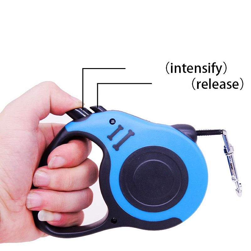 Прочный поводок для собак автоматический Выдвижной Нейлоновый Поводок прогулок