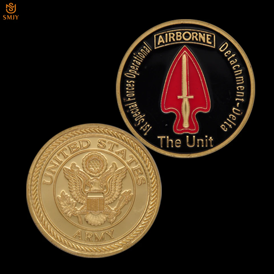 Военная памятная монета армии США первая специальная сила воздушно десантный