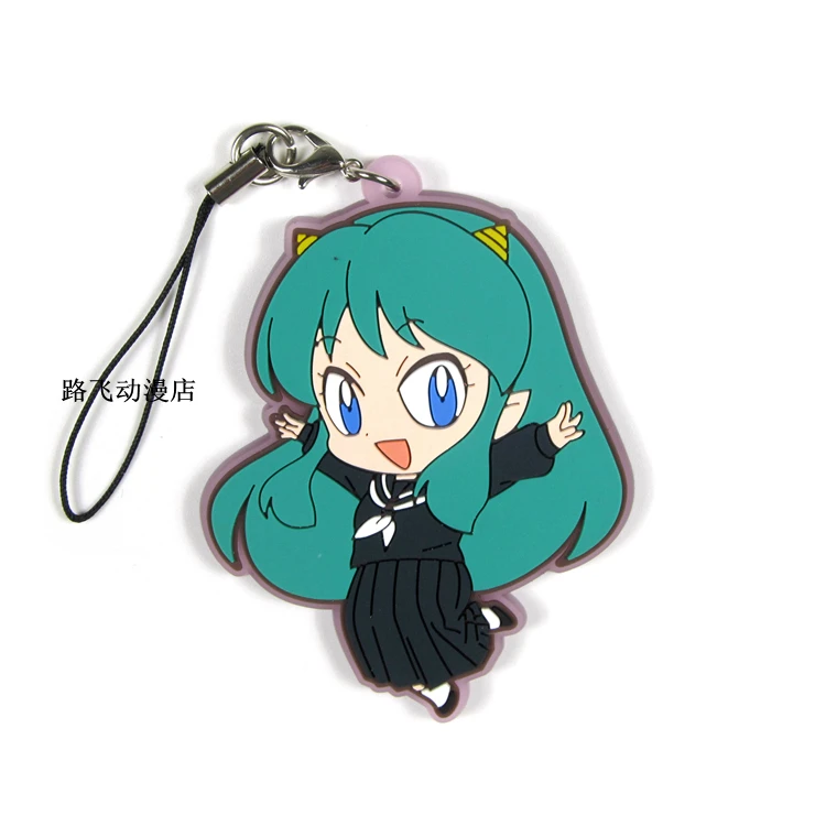 Inuyasha Ranma 1/2 Urusei Yatsura Ranma Tendou Akane Otonashi Kyoko фигурка аниме модель резиновый брелок Подвеска подарки 6 см