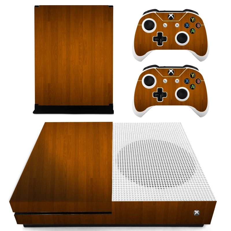 Деревянный виниловый чехол под заказ для консоли Microsoft Xbox One SLIM защитные наклейки
