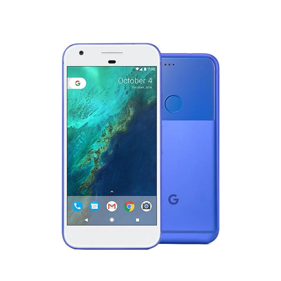 Мобильный телефон Google Pixel LTE с европейской версией, 5,0 дюймов, 4 Гб ОЗУ, 128 Гб ПЗУ, Четырехъядерный Смартфон Snapdragon 821, Android 7,1, NFC, сканер отпечатков пальцев