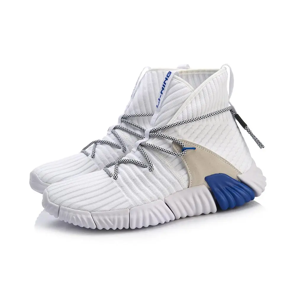 Li Ning/Мужская обувь WUKONG стиль жизни высокий вырез моно пряжа дышащая повторная