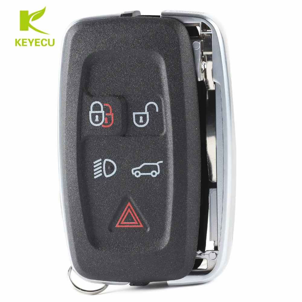 Запасной смарт ключ KEYECU с 5 кнопками для Land Rover LR4 Range Sport 2010 2015 Evoque L2 со словами|Ключ