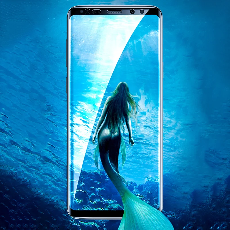 10D полностью изогнутое закаленное стекло для samsung Galaxy S7 S8 S9 S10 plus note 9 8 Защитная пленка для экрана для samsung A7 A6 A8Plus