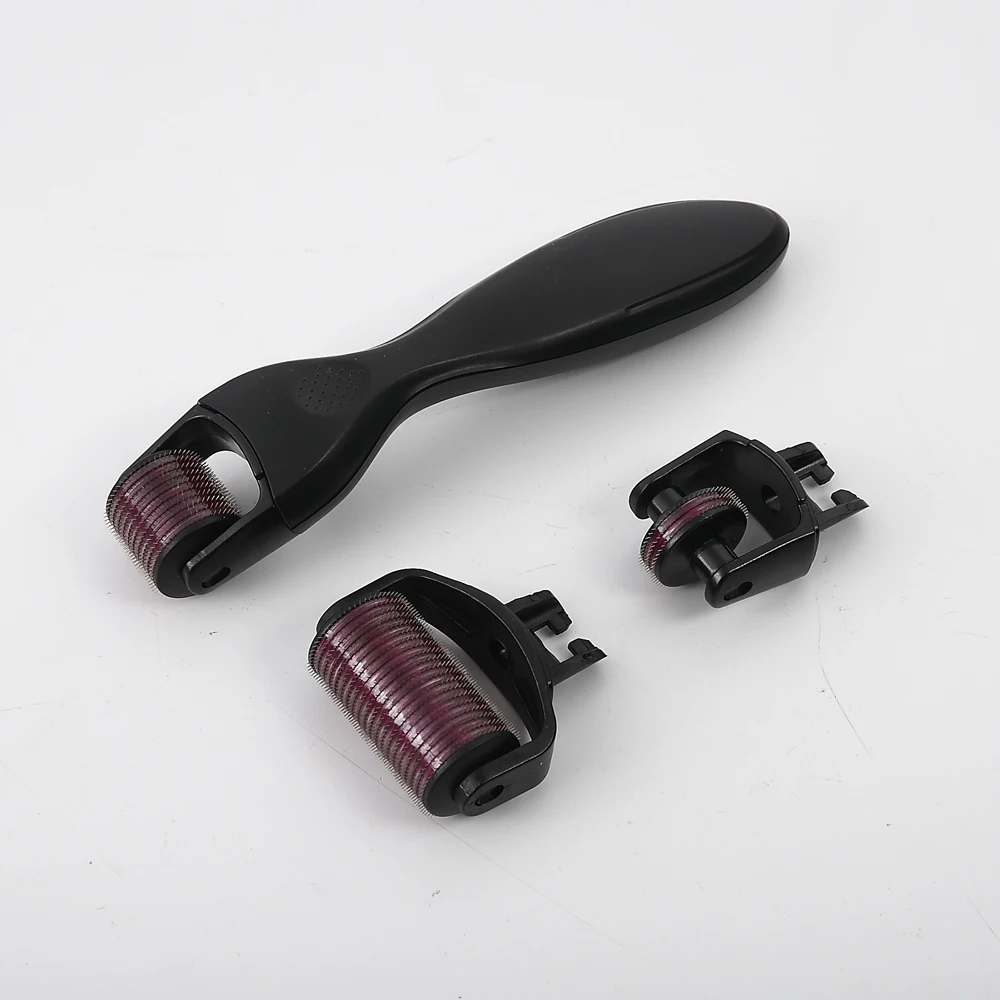 Дерма ролик для ухода за кожей лица и телом новый комплект 3 в 1 нержавеющая микро