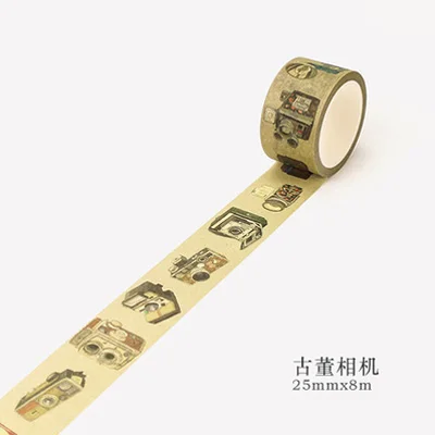 1,5-6 см* 8 м винтажная кружевная васи лента DIY декоративная Скрапбукинг планировщик маскирующая клейкая лента этикетка наклейка канцелярские товары - Цвет: 05
