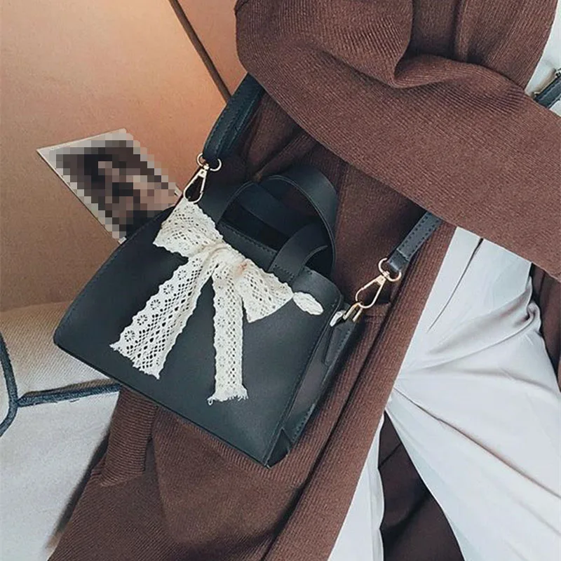 Высококачественная Женская однотонная сумка мессенджер из искусственной кожи