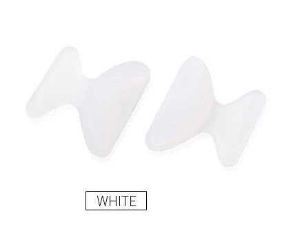 White 2.5mm 5 пар, противоскользящая силиконовая носовая фиксирующая накладка, Нескользящие очки, увеличивающая нос накладка для очков, солнцезащитные очки, аксессуары для очков - Цвет: White 2.5mm